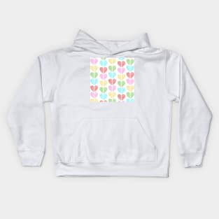 Colourful Hearts Kids Hoodie